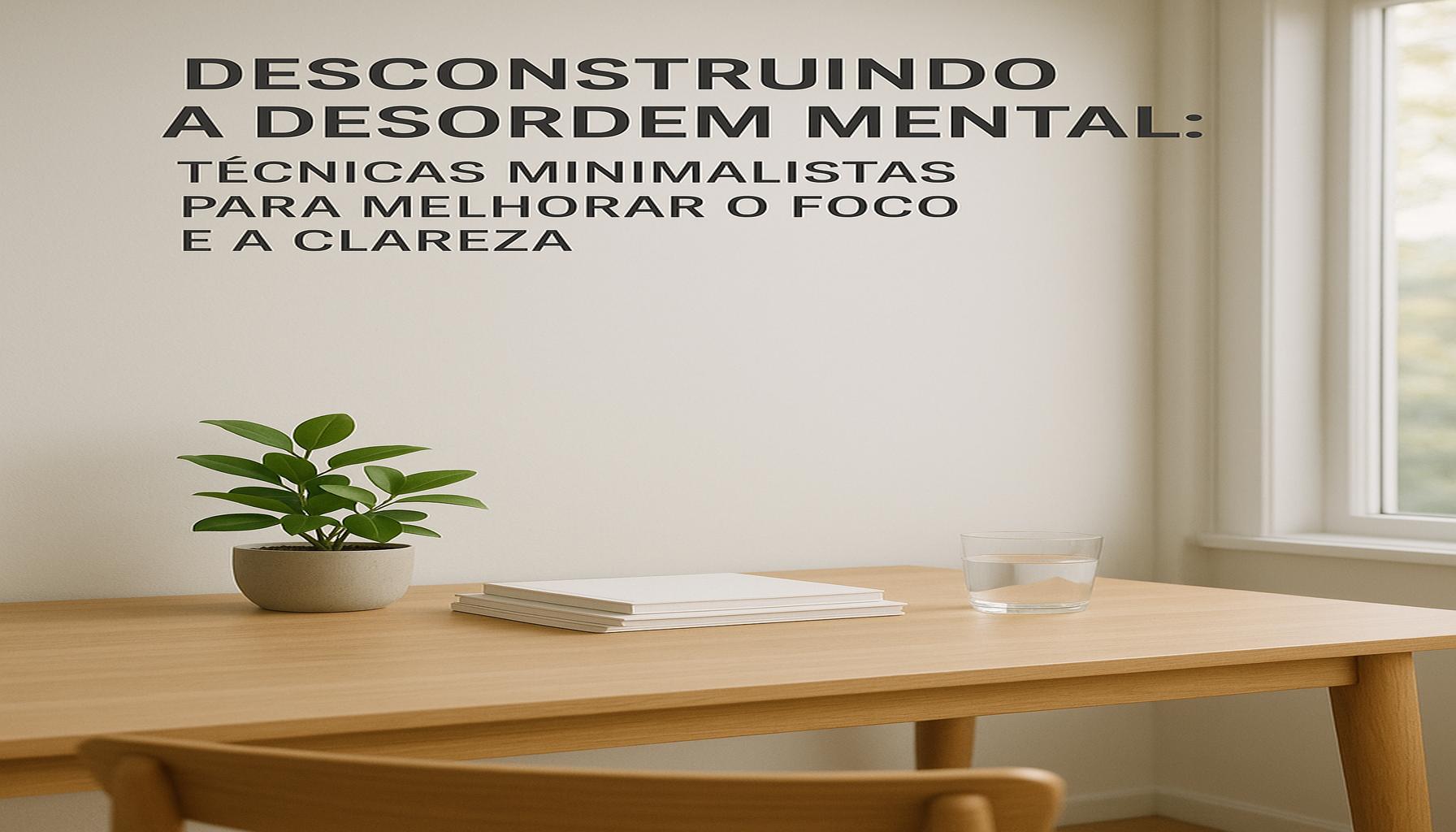 Deconstructing Mental Disorder: Minimalist Techniques to Improve Focus and Clarity
